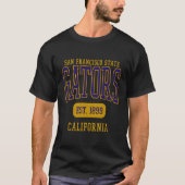 San Francisco State SFU Gators testdatum T-shirt (Voorkant)