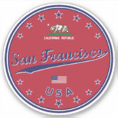 San Francisco Sticker (Voorkant)