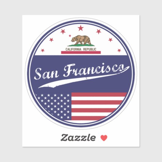San Francisco Sticker (Vel)