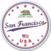 San Francisco Sticker (Voorkant)