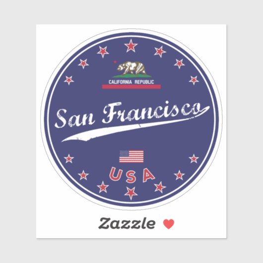 San Francisco Sticker (Vel)