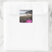 San Francisco strand Vierkante Sticker (Tas)