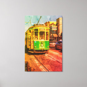 San Francisco Streetcar Canvas Afdruk