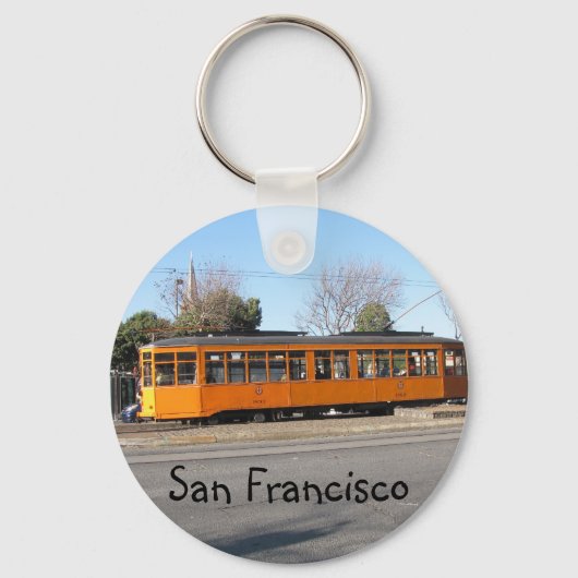 San Francisco Streetcar Sleutelhanger (Voorkant)