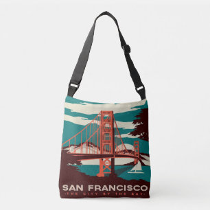 San Francisco Style Golden Gate Bridge Crossbody Tas