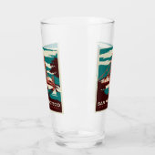 San Francisco Style Golden Gate Bridge Glas (Links)