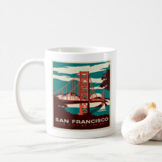 San Francisco Style Golden Gate Bridge Koffiemok