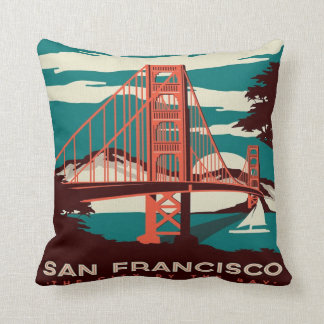 San Francisco Style Golden Gate Bridge Kussen