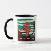 San Francisco  Style Golden Gate Bridge Mok (Links)