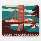 San Francisco  Style Golden Gate Bridge Muismat (Voorkant)