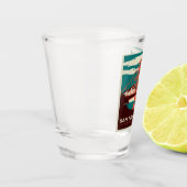 San Francisco  Style Golden Gate Bridge Shot Glas (Links)