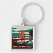 San Francisco Style Golden Gate Bridge Sleutelhanger (Voorkant)