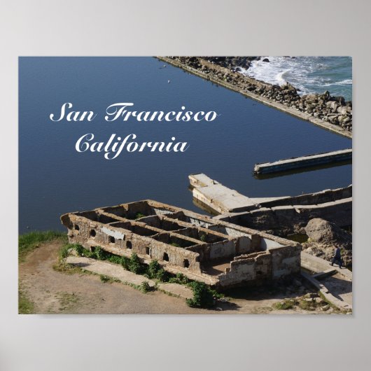 San Francisco Sutro Baths Ruins #2 Poster (Devant)