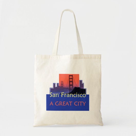 SAN FRANCISCO-tas Tote Bag (Voorkant)