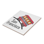 San Francisco Tegeltje (Zijkant)