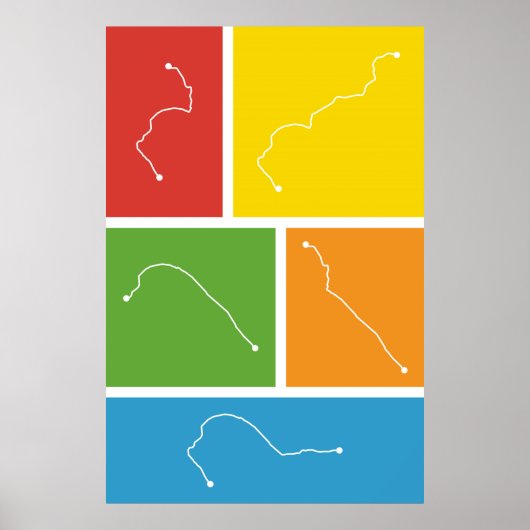 San Francisco - Transit Palettes Poster (Voorkant)