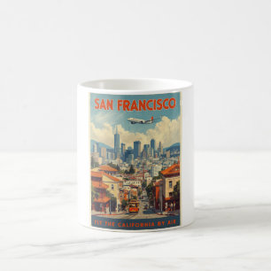 San Francisco Travel Cable Car en Skyline Koffiemok