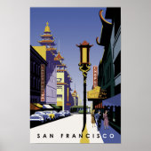 San Francisco Travel Poster (Voorkant)