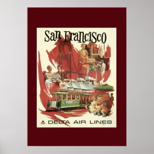 San Francisco Travel Poster