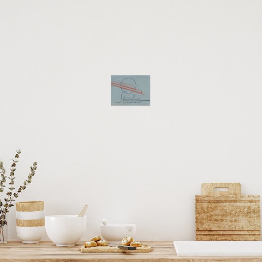 San Francisco Travel STREAMLINER Poster (Keuken)