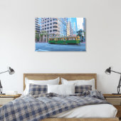 San Francisco Trolley Bus Canvas Afdruk (Insitu (Slaapkamer))