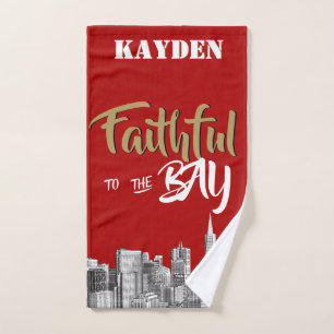 San Francisco trouw aan de baai Red & Gold 49ers Handdoek