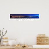 San Francisco Twilight Panorama Poster (Keuken)