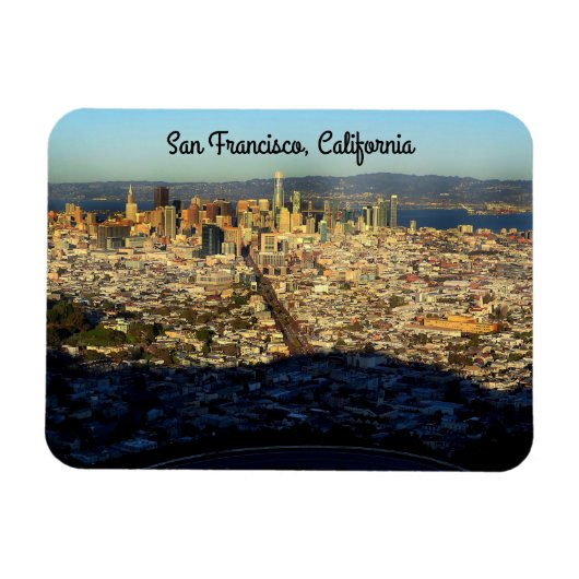 San Francisco Twin Peaks #1 Magnet (Horizontal)