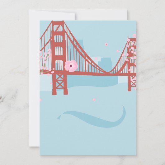 San Francisco Uitnodiging (Achterkant)