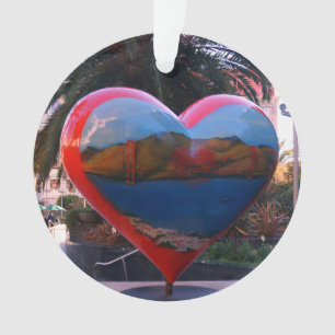 San Francisco Union Carré Heart Ornament