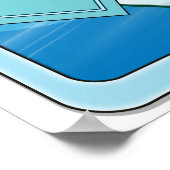 San Francisco, USA, affiche de voyage (Coin)