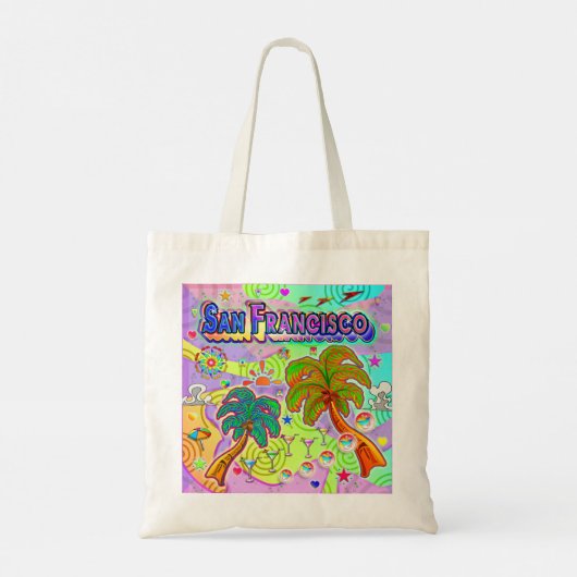 San Francisco Vacation Target Canvas tas (Achterkant)