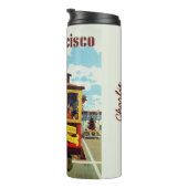  San Francisco Verenigde Staten, aangepaste naam t Thermosbeker (Geroteerd rechts)