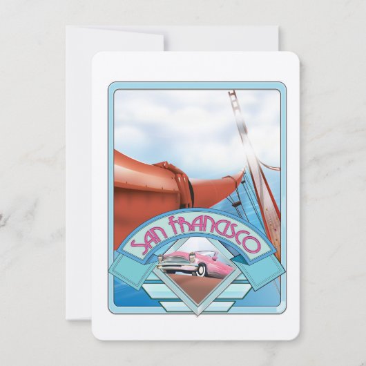 San Francisco, Verenigde Staten, reisposter (Voorkant)