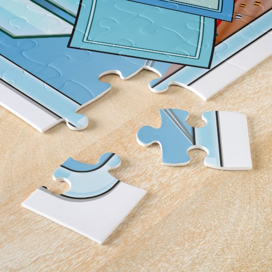 San Francisco, Verenigde Staten, reisposter Legpuzzel (Zijkant)