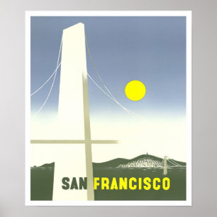San Francisco vintage-poster Poster