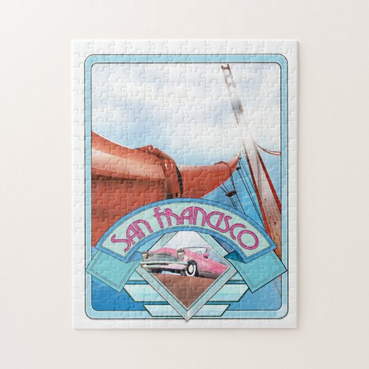 San Francisco, VS, reisposter Legpuzzel (Verticaal)