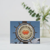 San Francisco Warf Briefkaart (Staand voorkant)