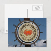San Francisco Warf Briefkaart (Voorkant / Achterkant)
