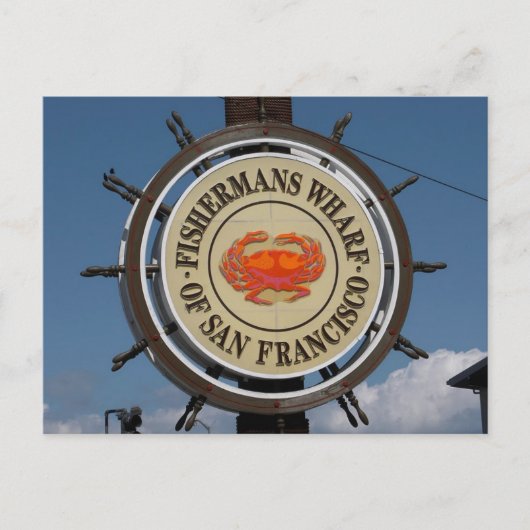 San Francisco Warf Briefkaart (Voorkant)