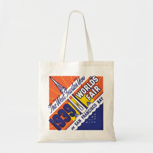 San Francisco Worlds Fair Tote Bag (Voorkant)