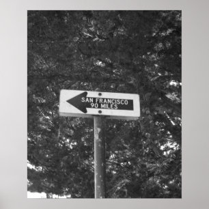 San Francisco zo-a-way Bw Print