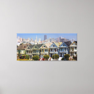 San Francisco's beroemde gefinteerde dames Canvas Afdruk