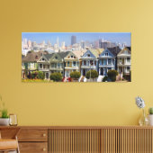 San Francisco's beroemde gefinteerde dames Canvas Afdruk (Insitu (Woonkamer))