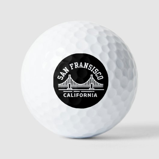 San Fransisco Californië Golfballen (Voorkant)