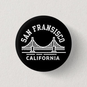 San Fransisco Californië Ronde Button 3,2 Cm