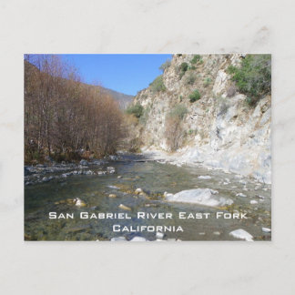 San Gabriel River East Fork Briefkaart! Briefkaart