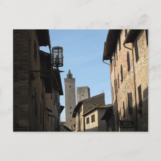 San Gimignano Briefkaart (Voorkant)