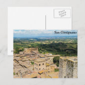 San Gimignano, Italië Briefkaart (Voorkant / Achterkant)