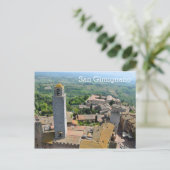 San Gimignano, Italië Briefkaart (Staand voorkant)